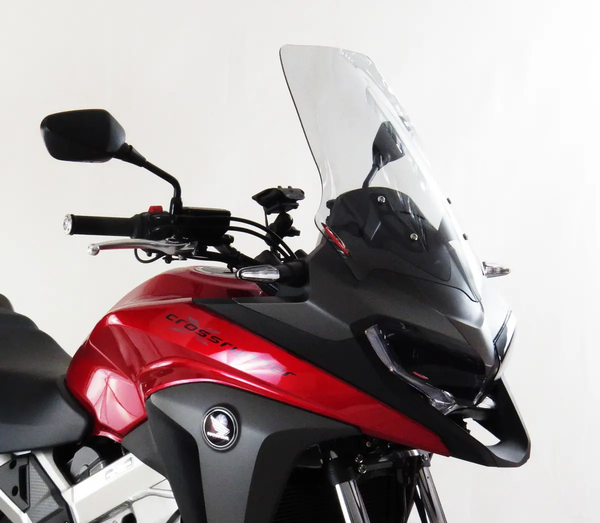 Fits Honda Vfr800x Crossrunner  15-2016 Clear 520Mm Flip/Tall Screen Powerbronze. 1