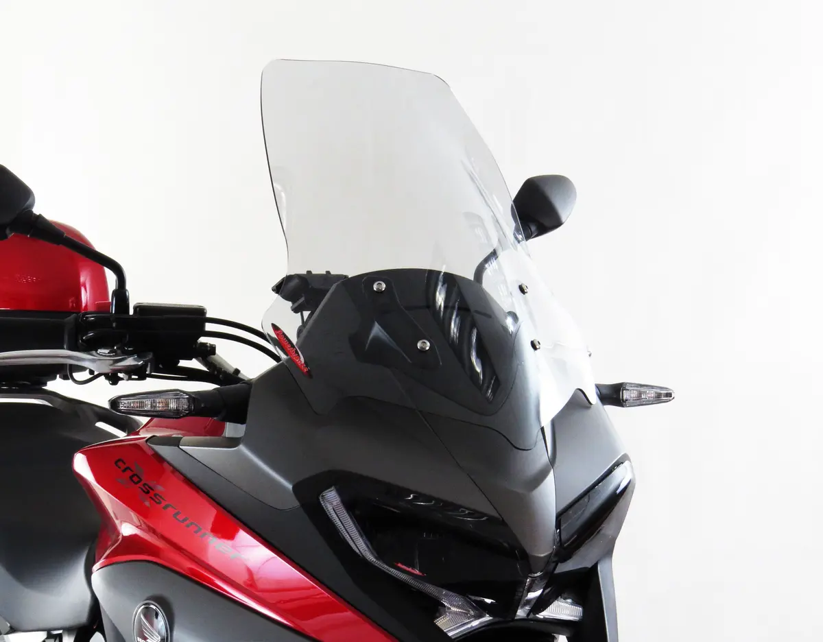 Fits Honda Vfr800x Crossrunner 15-2016 Clear 520Mm Flip/Tall Screen Powerbronze. 2