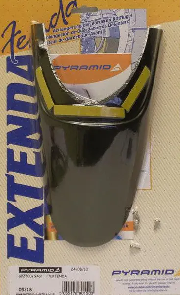 Kawasaki Gpz500 1994> Mudguard Extender Fender By Pyramid Plastics 1