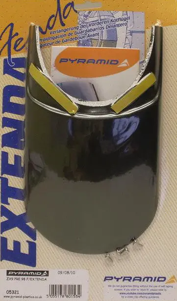 Kawasaki Zx9r >1997 Mudguard Extender Fender By Pyramid Plastics 1
