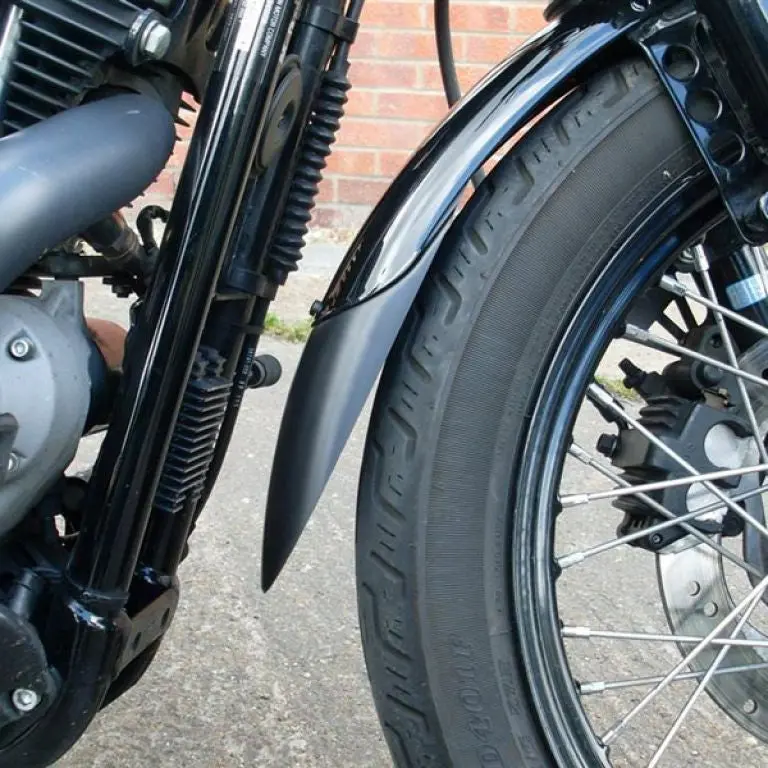 Harley Fx/Xl 883 + 1200 & Xl Sportster Dyno Mudguard Extender Pyramid 1