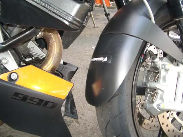 Ktm 990 S.Duke & Smt   Mudguard Extender Fender By Pyramid Plastics 1