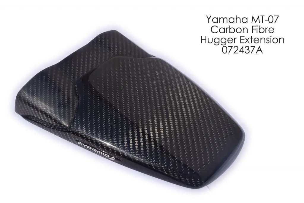 Yamaha Mt-07 Fz-07 & Xsr700 13> Carbon Hugger Fender Extension Stick Fit 1