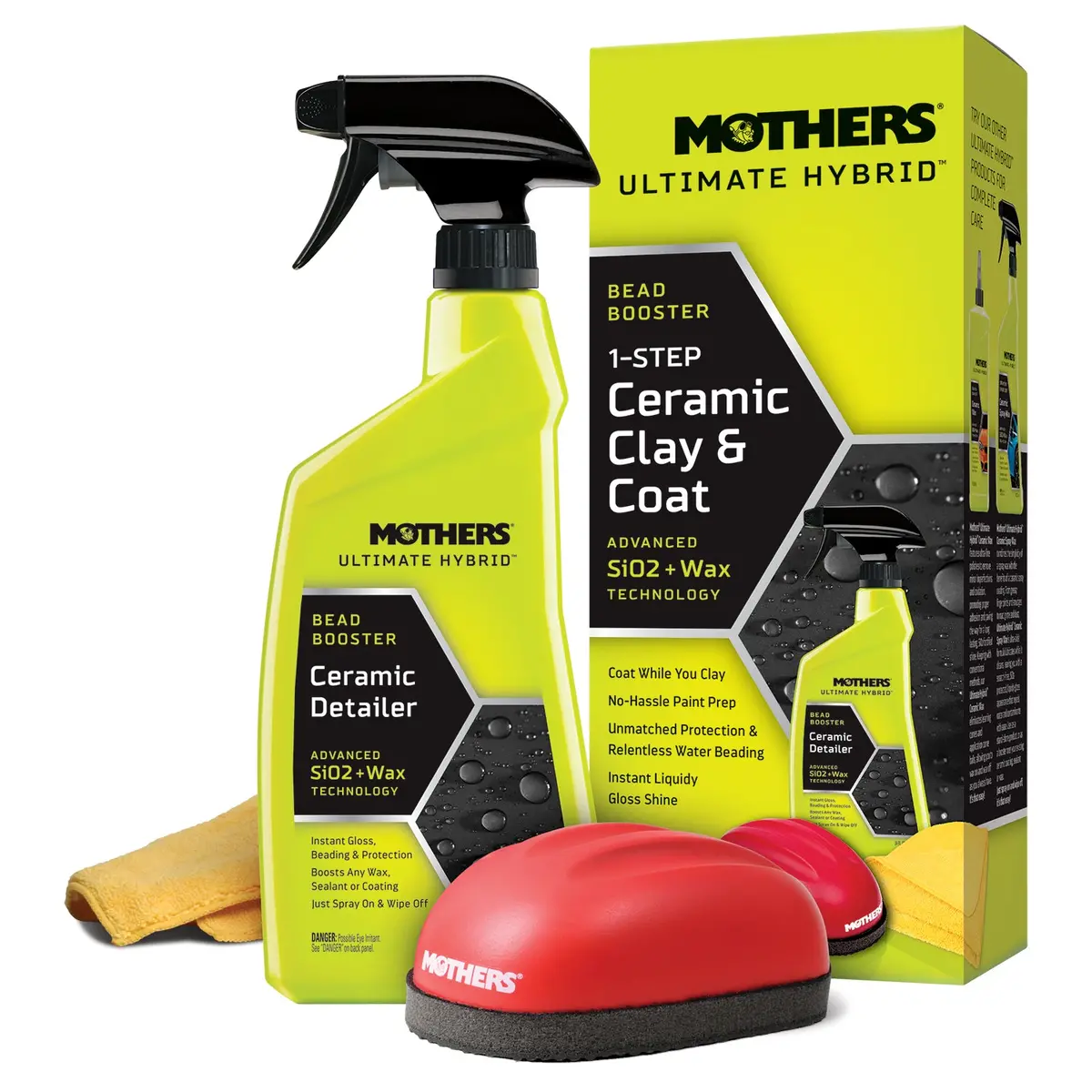 Mothers Hybrid Ceramic Clay & Coat Kit 1