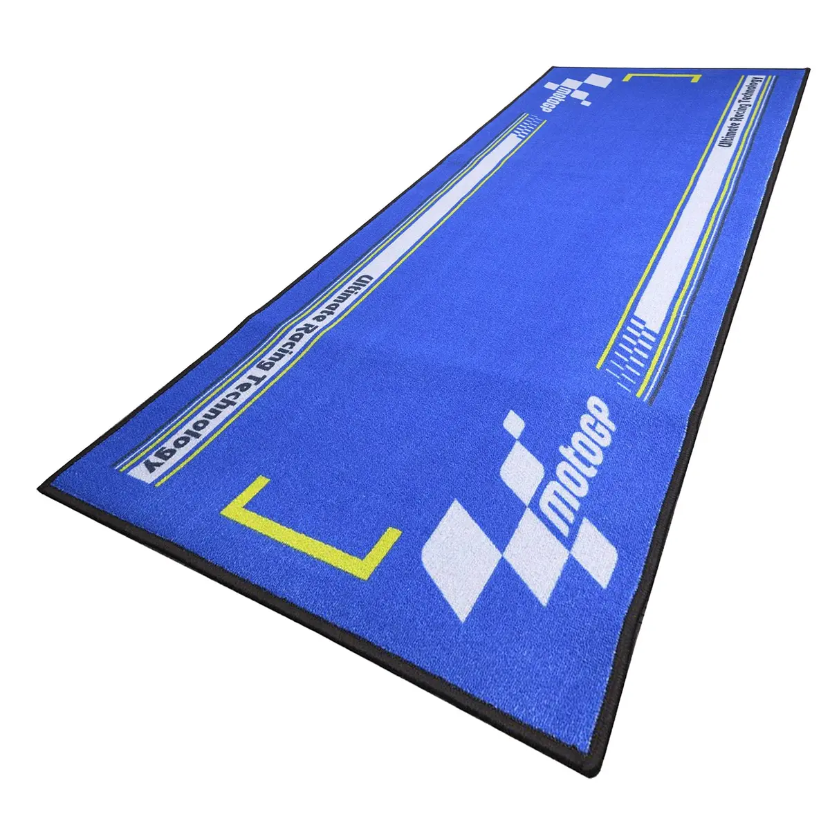 Motogp Blue/Light Grey Team Mat Garage Mat 190X80cm Non-Slip Oil/Water Resistant Backing 1