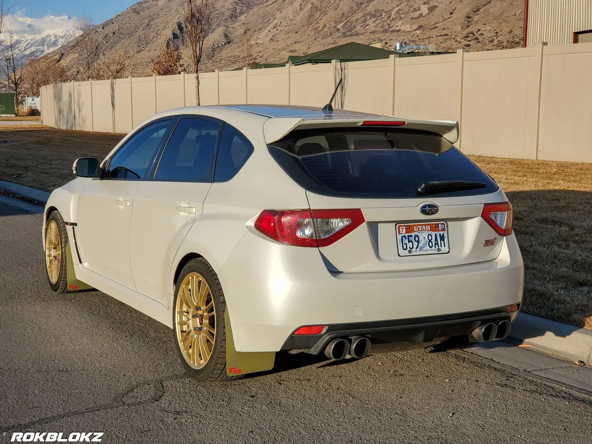 Subaru Sti 5Dr 08-14 & Wrx 5Dr 11-14 Rally Mud Flaps 1
