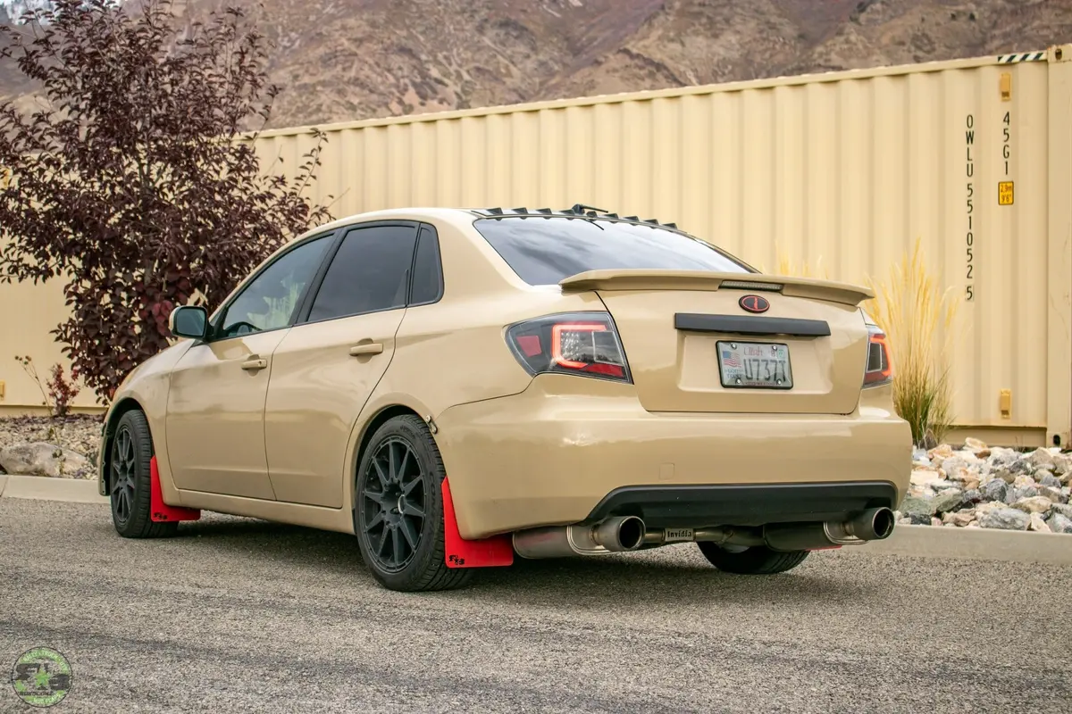 Subaru Impreza Non-Turbo (Base, Rs, Outback) 08-11 & Wrx 08-10 (Not Sti) Rally Mud Flaps 1