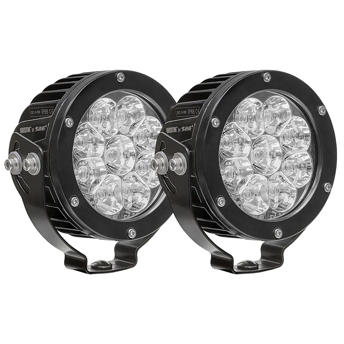 Westin 09-12007A-Pr Axis Hp 4.75" Led Auxiliary Light Pair Spot Pattern 1