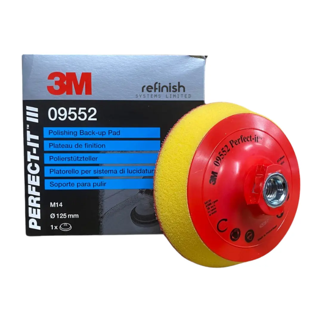 3M Perfect-It Back-Up Pad, Polishing, M14, 09552 1