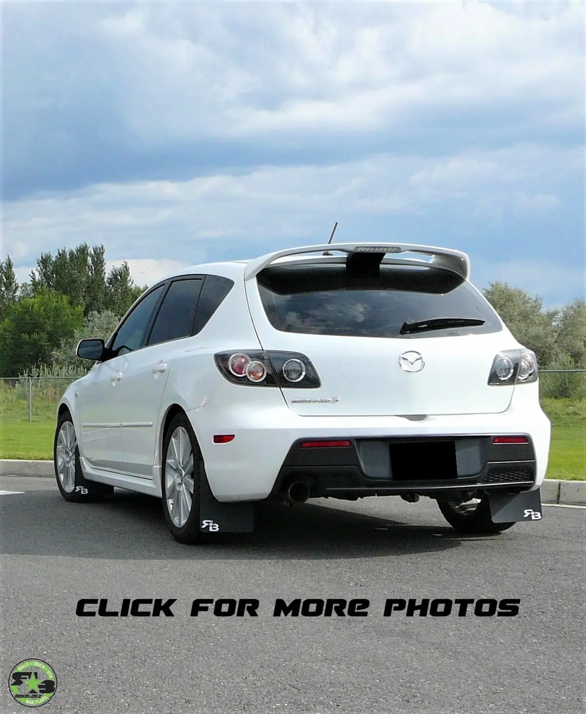 Mazda Speed3 Mazda3 2004-2009 Rally Mud Flaps 1