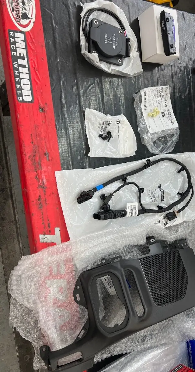 Jeep Gladiator 110V Ac Bed Power Kit 1