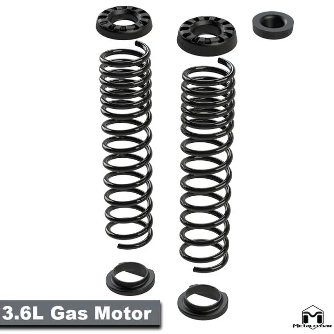 Metalcloak Jt Gladiator 2.5", Jl Wrangler 4 Door, 3.5"/ 2 Door 4.5" True Dual Rate Coils, Front 7607 1