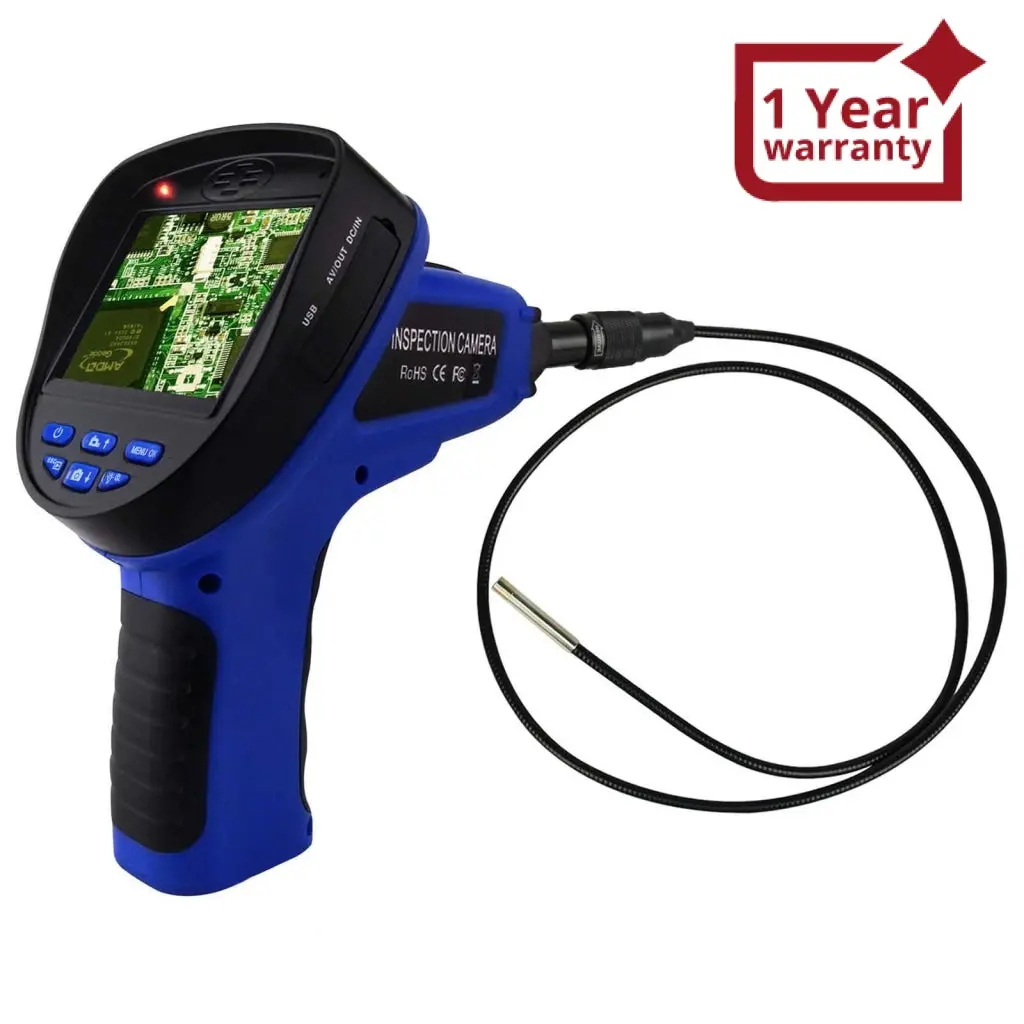C0599e-5530L1 Industrial 3.5Inch Lcd 5.5Mm Camera Video Inspection 6 Led Lights Borescope Endoscope 1