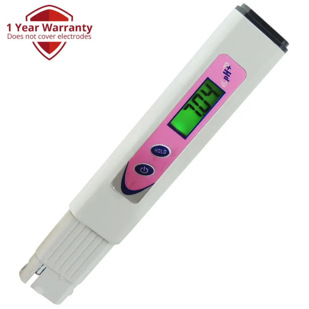 Ph-001 Pen-Type Ph Meter Digital Water Quality Tester, 0~14Ph For Hydroponics Aquarium Pool Wine Cola Urine Water Tank With Clear Lcd With Backlight Function, Portable Pocket Size 1