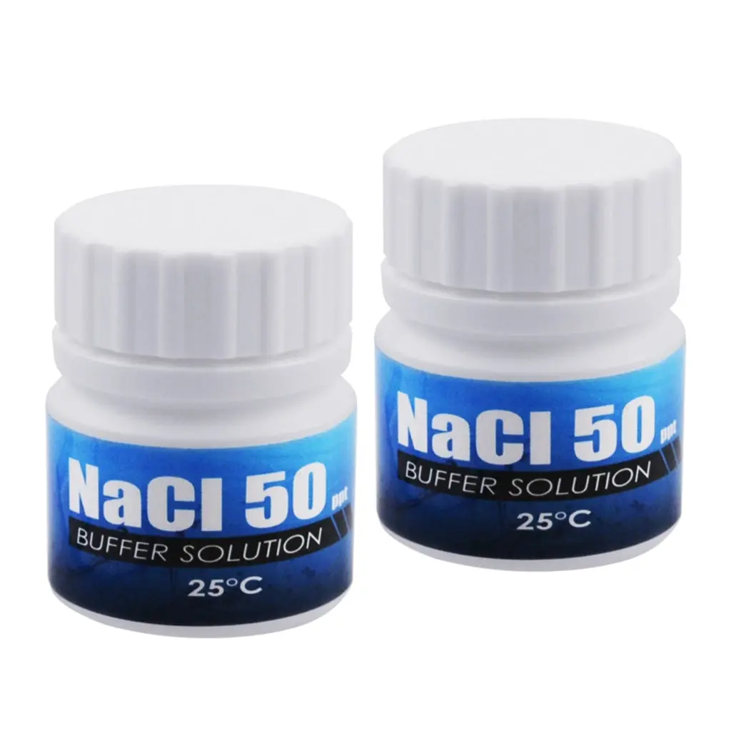 Sol-8371-Nacl_2 20Ml Salinity Meter Nacl 50 Ppt Calibration Buffer Solution For Saltmeter Salt Seawater Tester Monitor Standard (Set Of 2 Bottles) 1