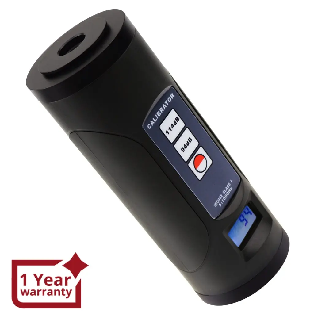 Nd9b Digital Sound Level Meter Calibrator 94Db & 114Db For 1/2" And 1" Inch Microphone + Calibration Certificate 1
