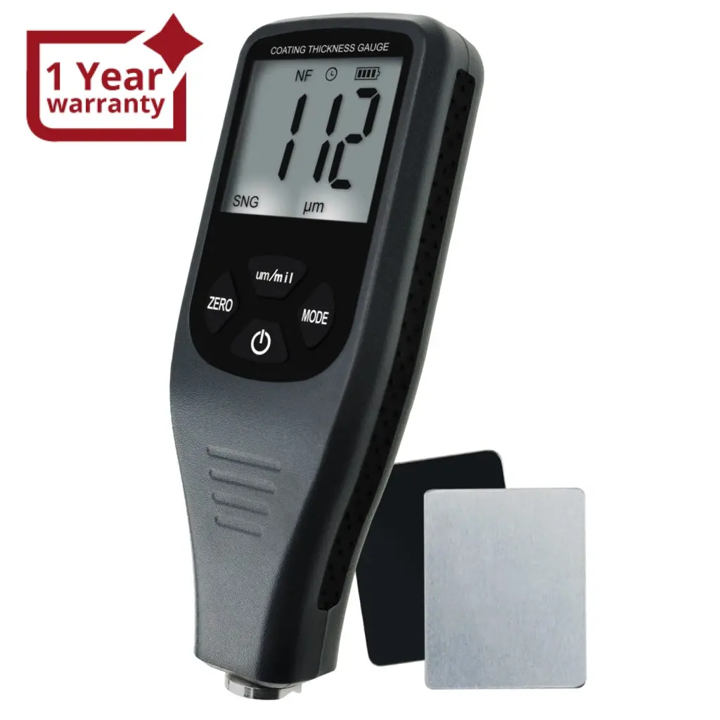 Ctm-259 Fe/ Nf Coating Thickness Gauge Tester, 0~1300Um 0~51.2Mil Attribute Auto Detection & Substrate Paint Non-Destructive Measurement, For Car Automotive Inspection Chemical Metal Processing 1