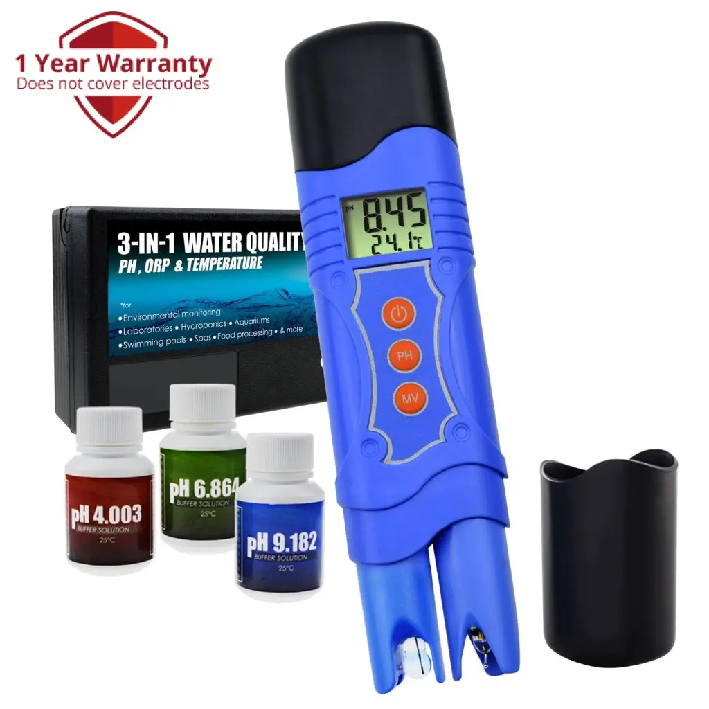 Phm-224 Ph Orp Temperature 3-In-1 Combo Meter Tester Pen Type With Automatic Temperature Compensation 1