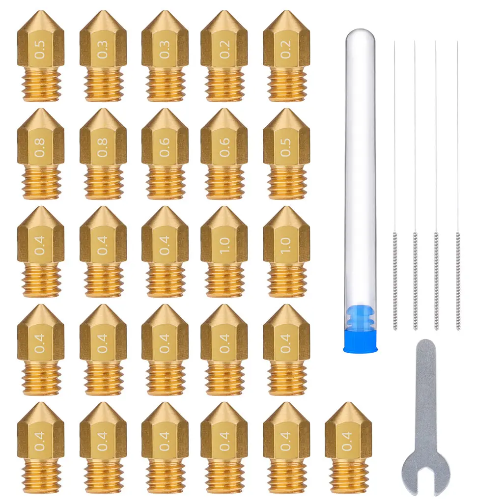 Multi-Size Brass Nozzle Kit 1