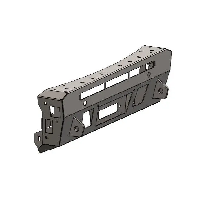 Mod V2 Bumper, Center Section, 19-24 Ram 1500 Dt/Rebel 1