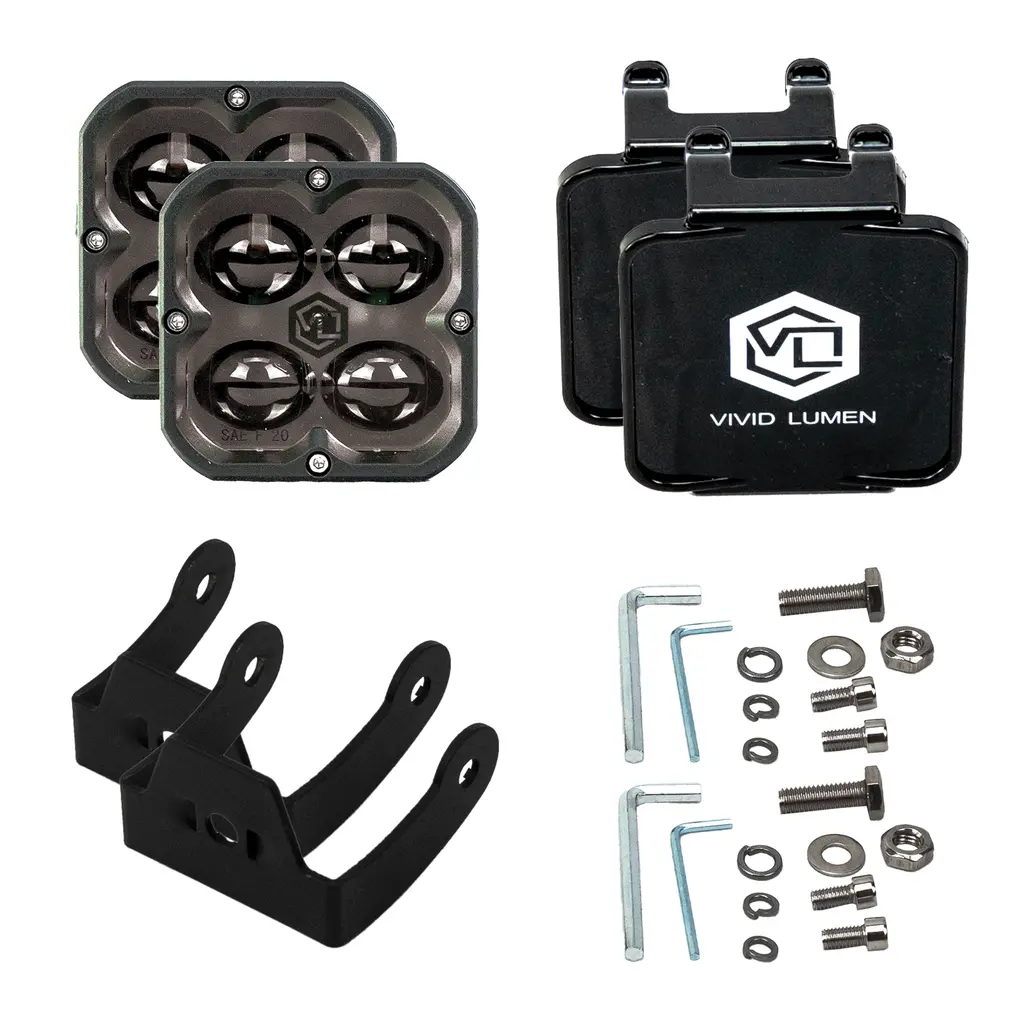Fng 3 Sae | White Street Legal Fog Lights (Pair) | Vivid Lumen Industries 2
