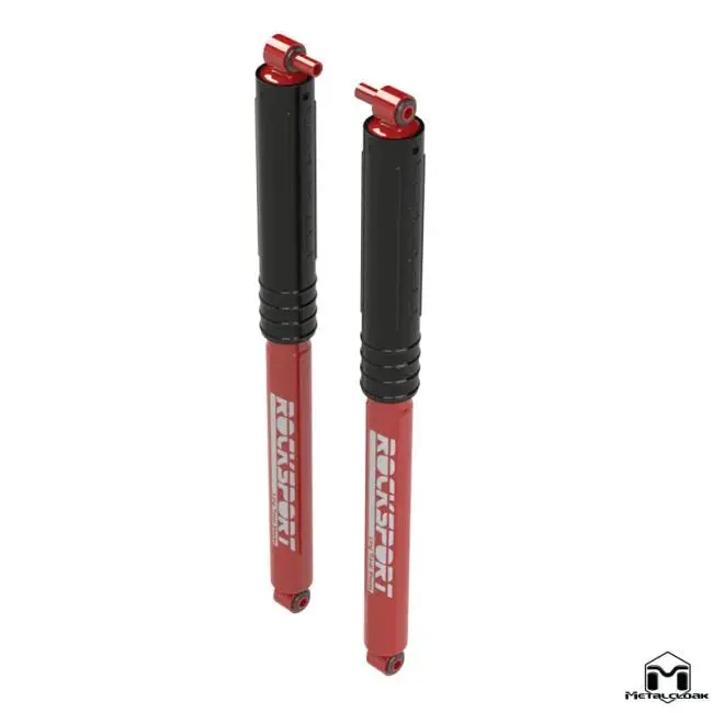 Metalcloak Rocksport Red Long Travel Shocks, Jl (Front/Rear) Or Jt (Front), Pair 1068 1
