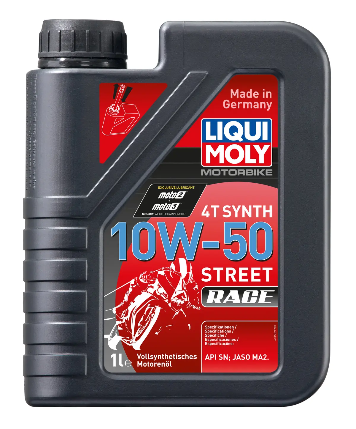 Liqui Moly 4T 10W-50 Street Race Fully Synthetic (1 Liter) 1