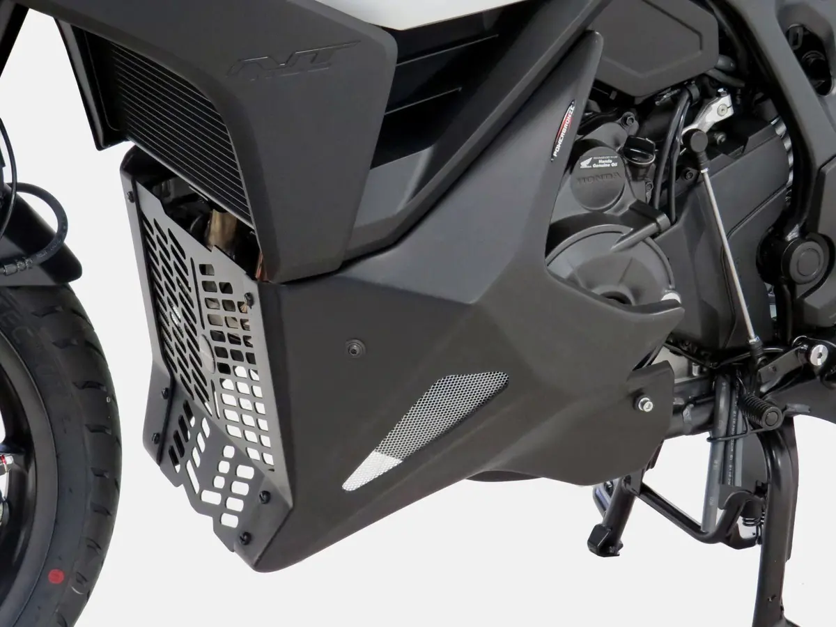 Fits Honda Nt1100 ,22-2024 (For Non-Dct Models) Fairing Lowers Gloss Black With Silver Mesh Rrp £250 1