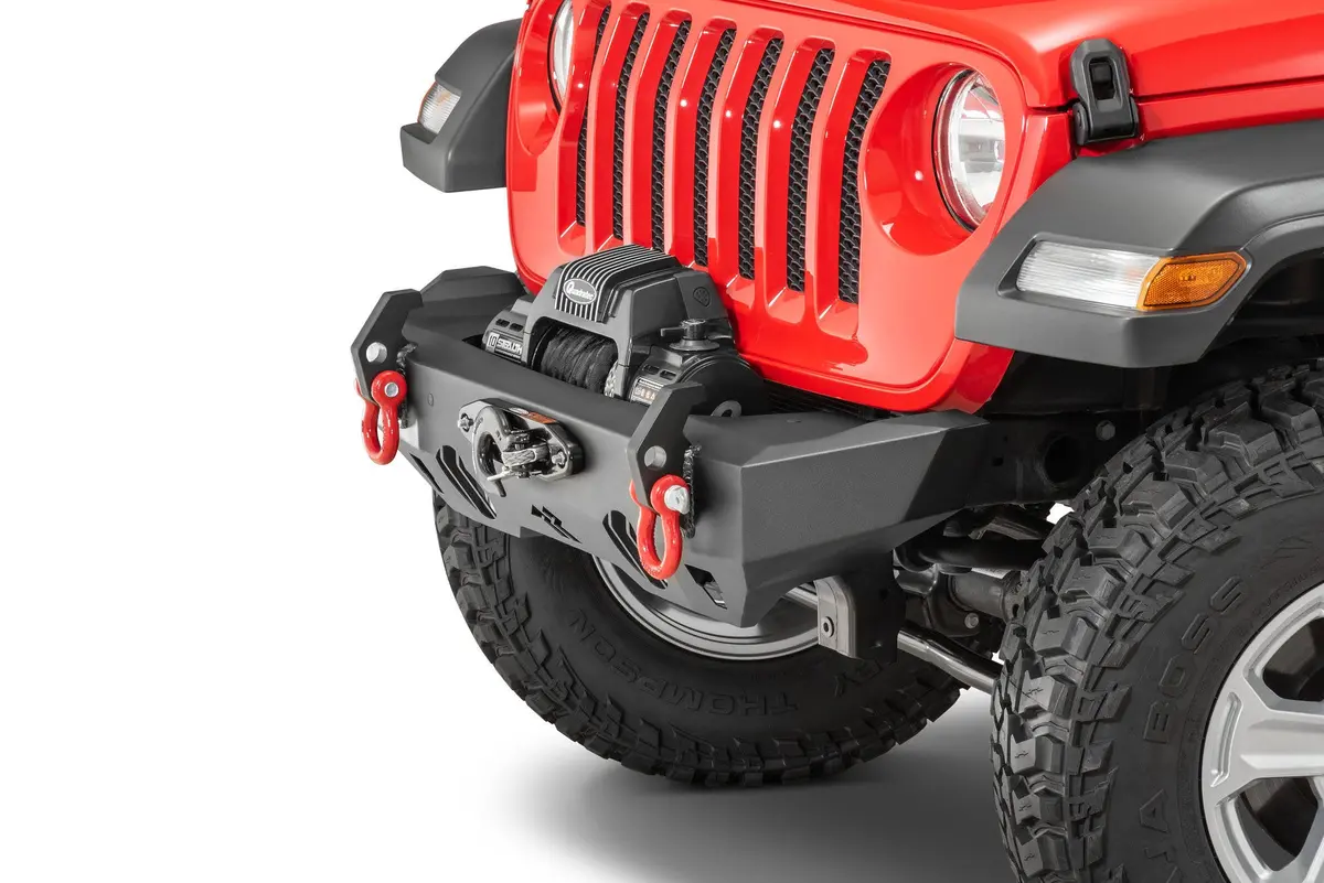 Rugged Ridge 11540.32 Hd Stubby Front Bumper For 07-21 Jeep Wrangler Jl, Jk & Gladiator Jt 1