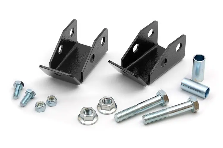 Jeep Rear Shock Relocation Kit 97-06 4Wd Jeep Wrangler Tj Rough Country 1