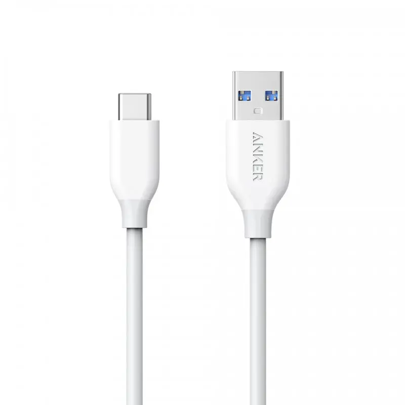 Anker Powerline+ Usb-C To Usb 3.0 Cable 3Ft. (White) 1