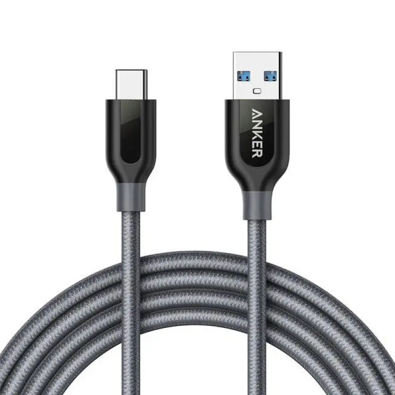 Anker Powerline+ Usb-C To Usb 3.0 Cable 6Ft. (Gray) 1
