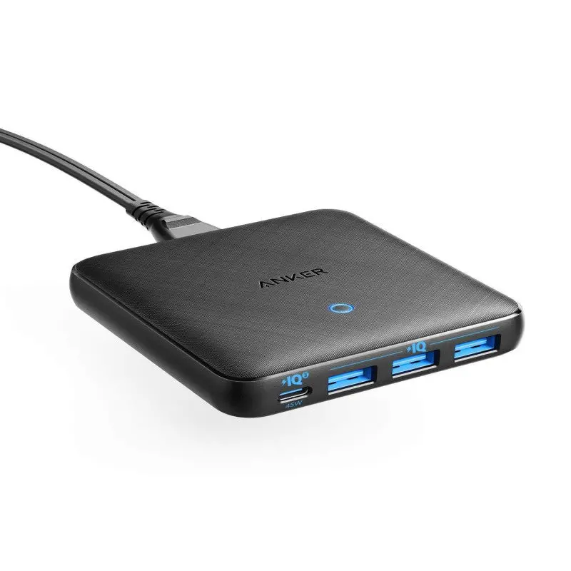 Anker Powerport Atom Iii Slim (Four Ports) – Black 1