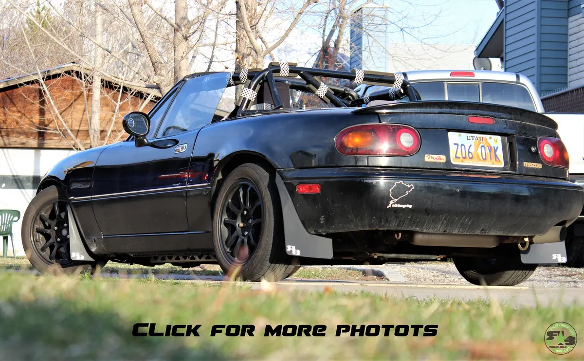 Mazda Miata 1990-1997 Rally Mud Flaps 1