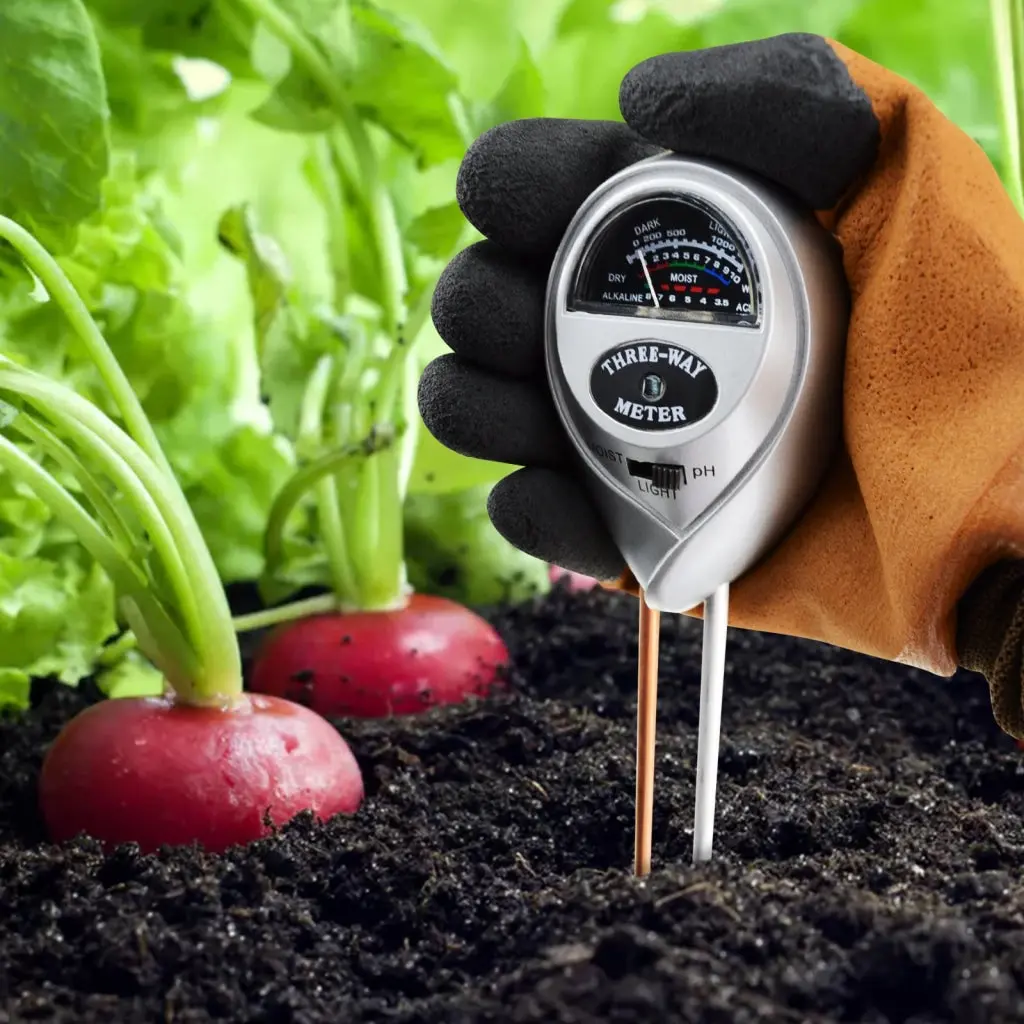 Sqm-257S_Glove 3-In-1 Soil Ph Moisture Light Meter Tester Probe Sensor, Gardening Plants Growth Watering Quality Monitoring Acidity Test Tool Kits For Garden Farm Lawn Household Indoor Outdoor 2