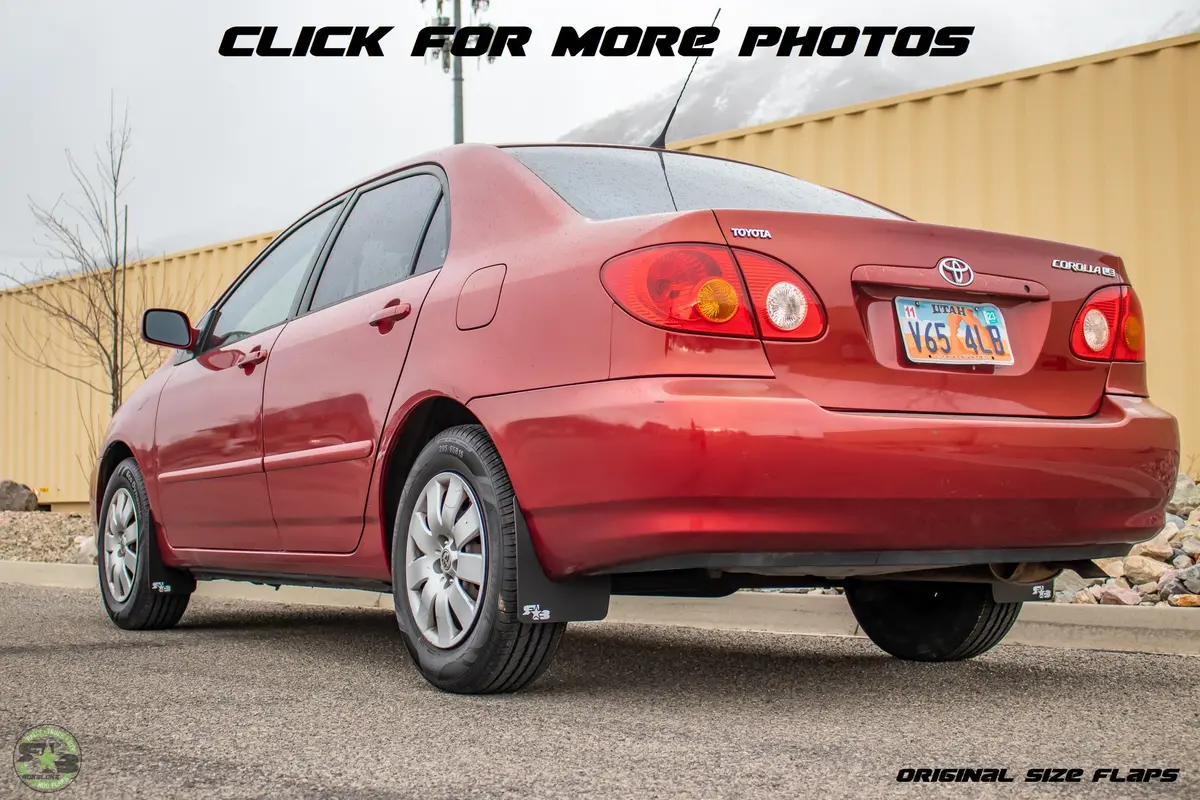 Toyota Corolla 2003-2008 Rally Mud Flaps 1