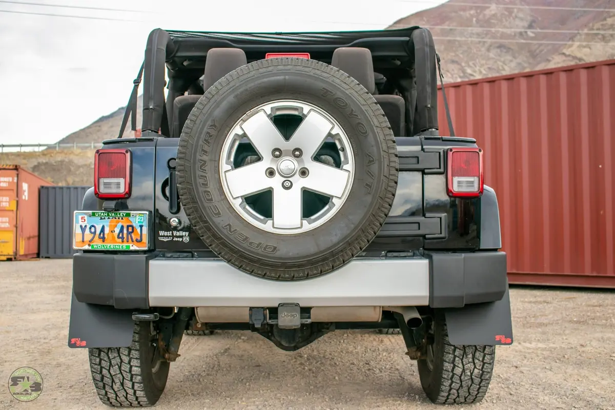 Jeep Wrangler (Jk, Jku) 2007-2018 Quick Release Mud Flaps - Rear Only 1