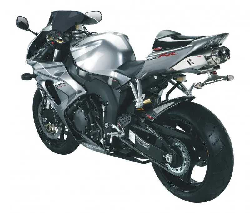 Fits Honda Cbr1000rr Fireblade  04-2007 Matt Black & Silvermesh Rear Hugger Powerbronze 1