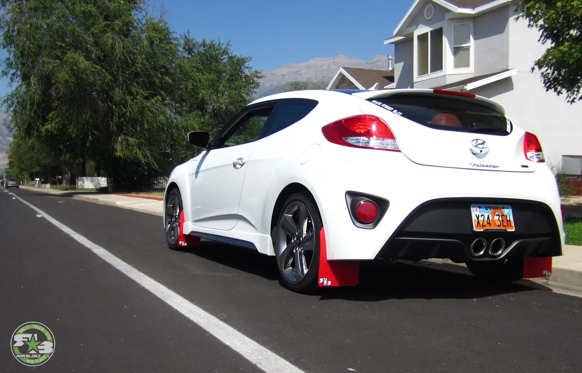 Hyundai Veloster 2012-2018 Rally Mud Flaps 1