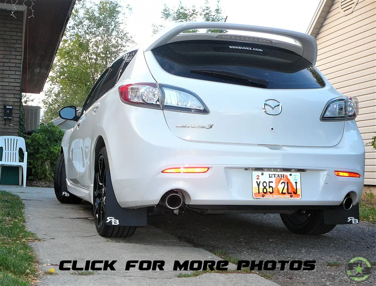 Mazda Speed3 & Mazda3 (Bl) 2010-2013 Rally Mud Flaps 1
