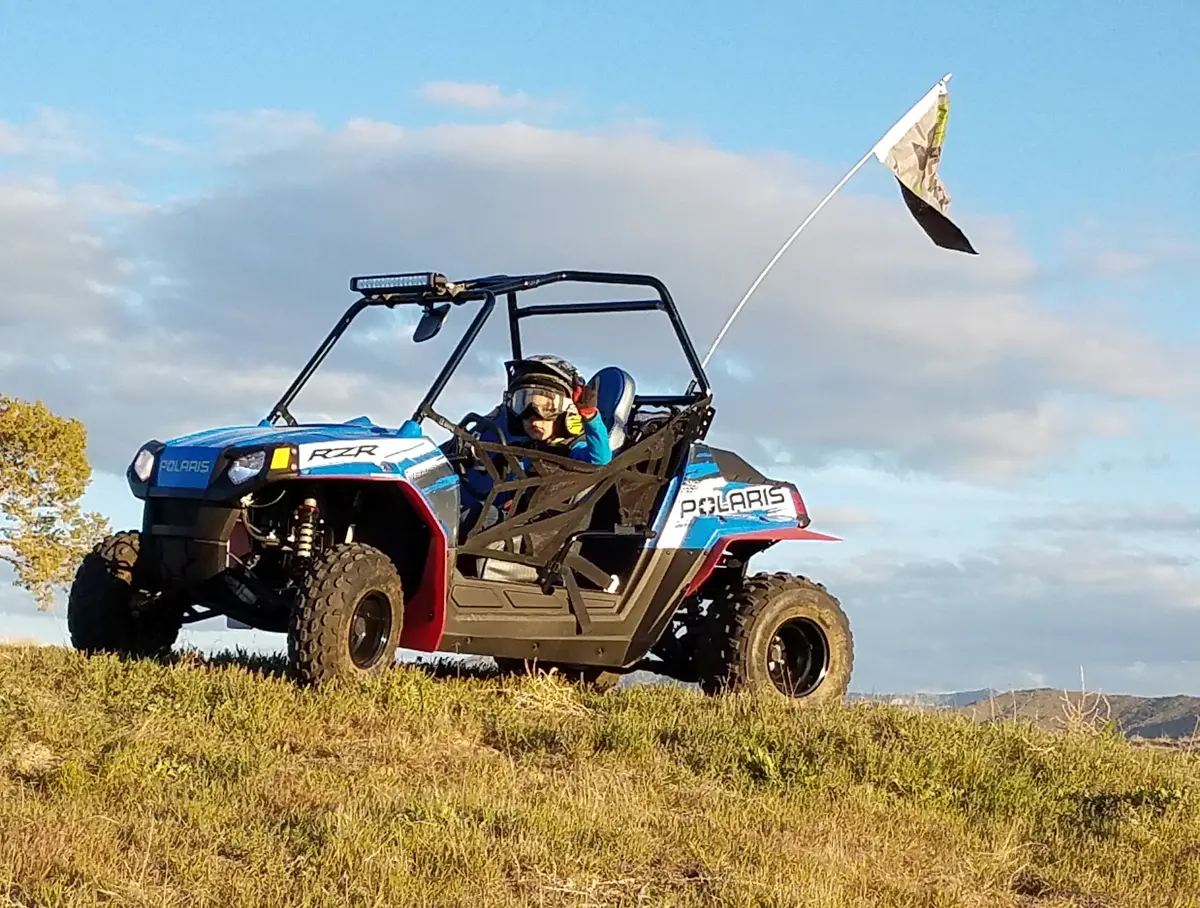 Polaris Rzr 170 2014+ Mud Flaps / Fender Extensions, Front & Rear 4