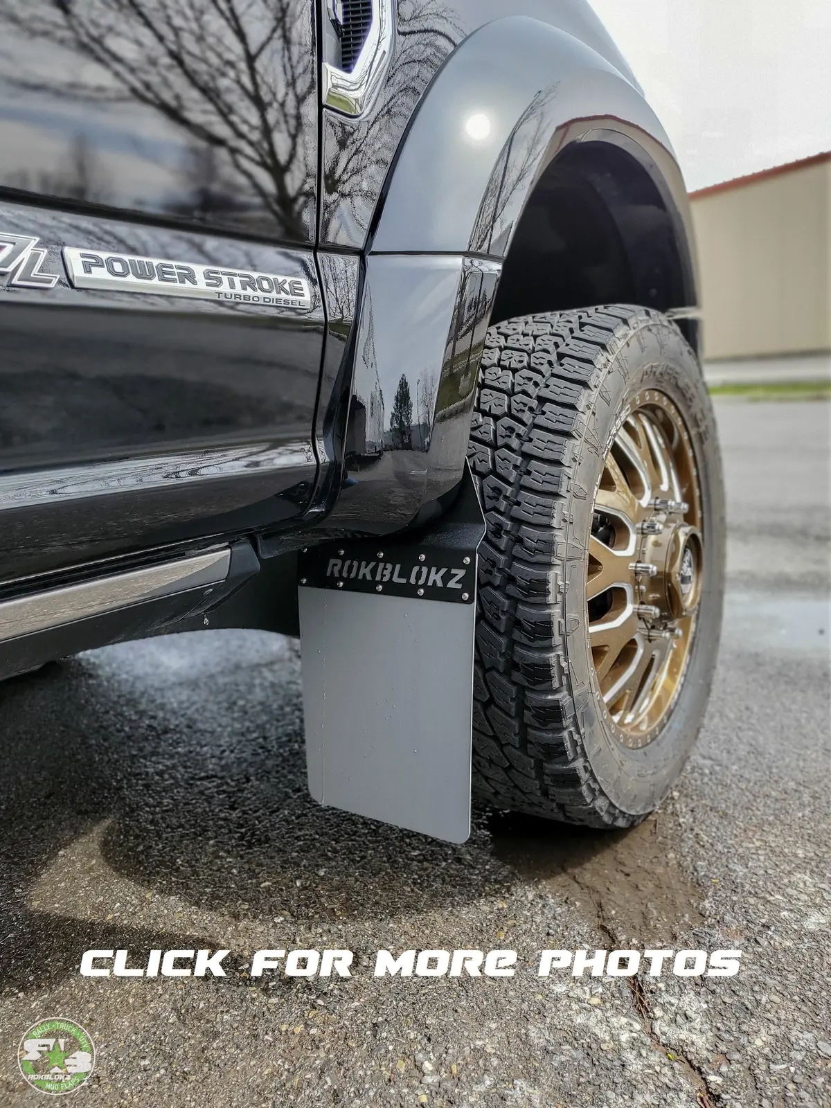 Ford F-450 Super Duty Drw (Dually) 2017+ Mud Flaps - Front Only 1