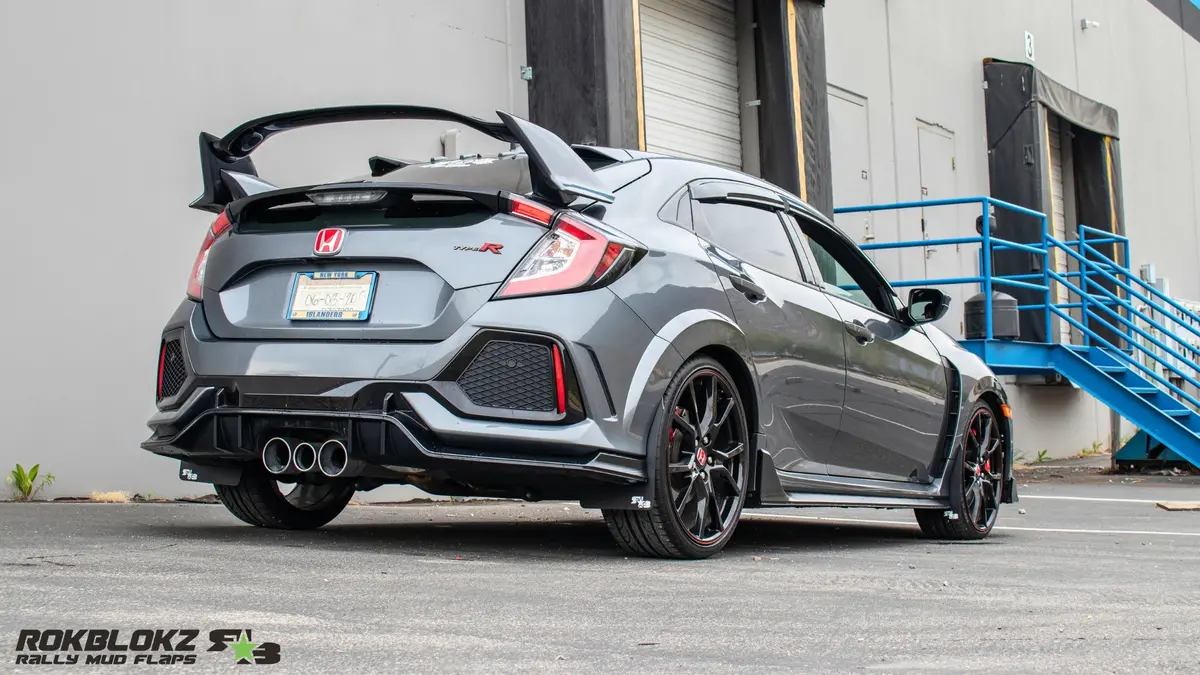 Honda Civic Type R 2017-2021 Rally Mud Flaps 1
