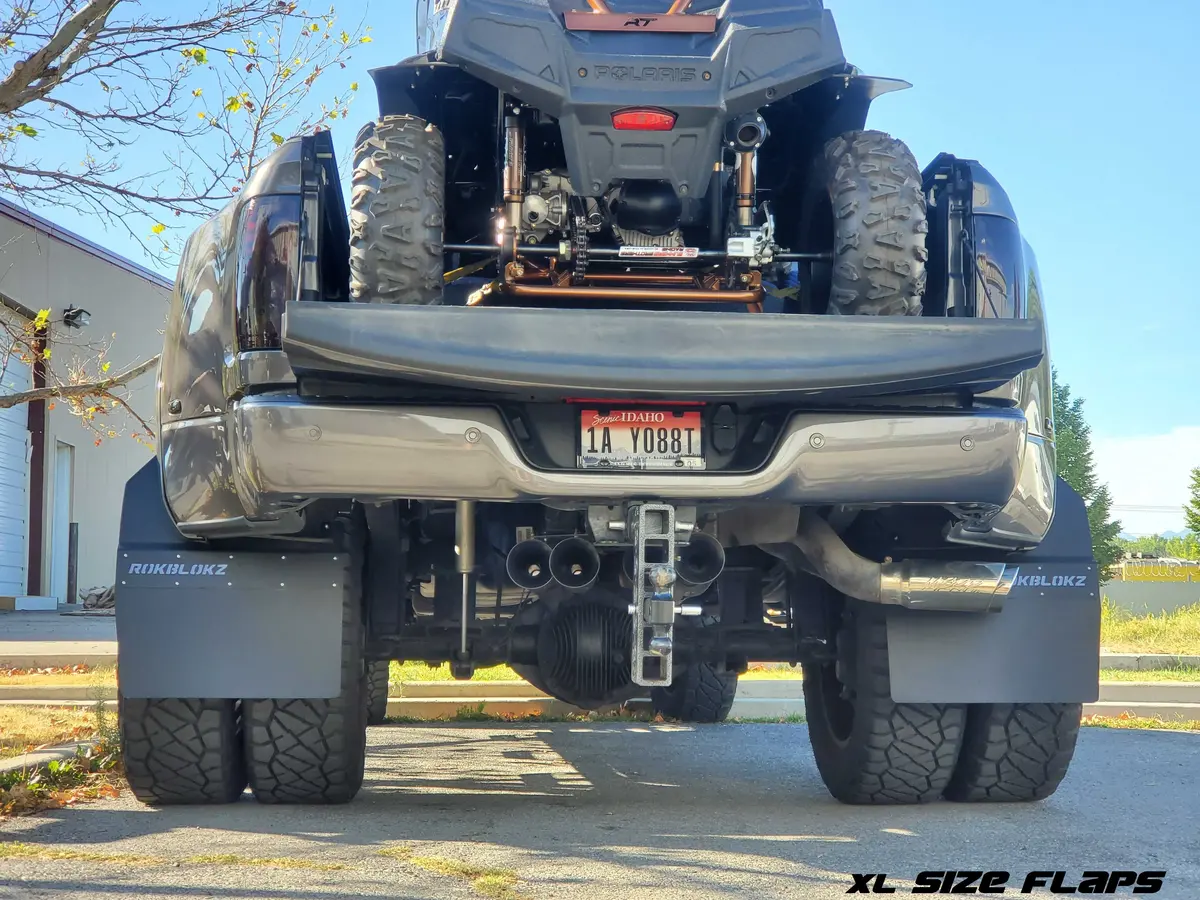 Ram 3500 Heavy Duty Drw (Dually) Step Back '10-'18 Mud Flaps 9
