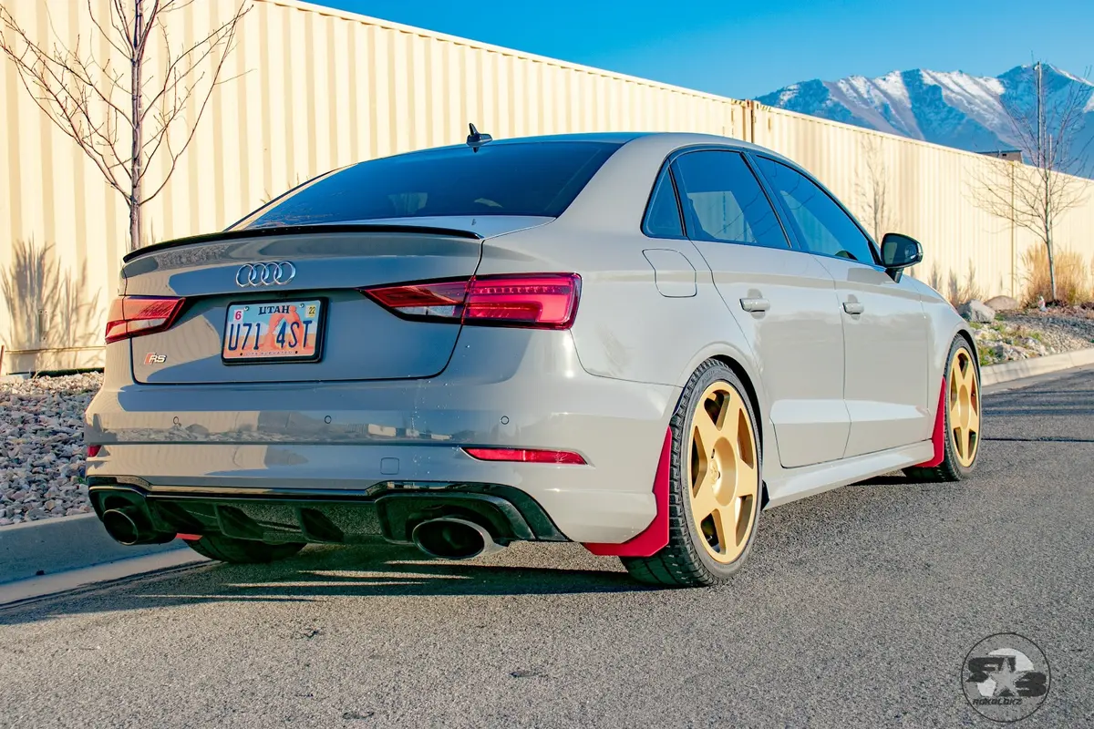 Audi A3/S3/Rs3 Sedan 2013-2020 Splash Guards & Rally Mud Flaps 11