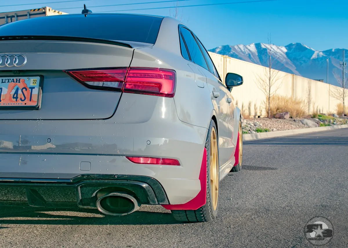 Audi A3/S3/Rs3 Sedan 2013-2020 Splash Guards & Rally Mud Flaps 8