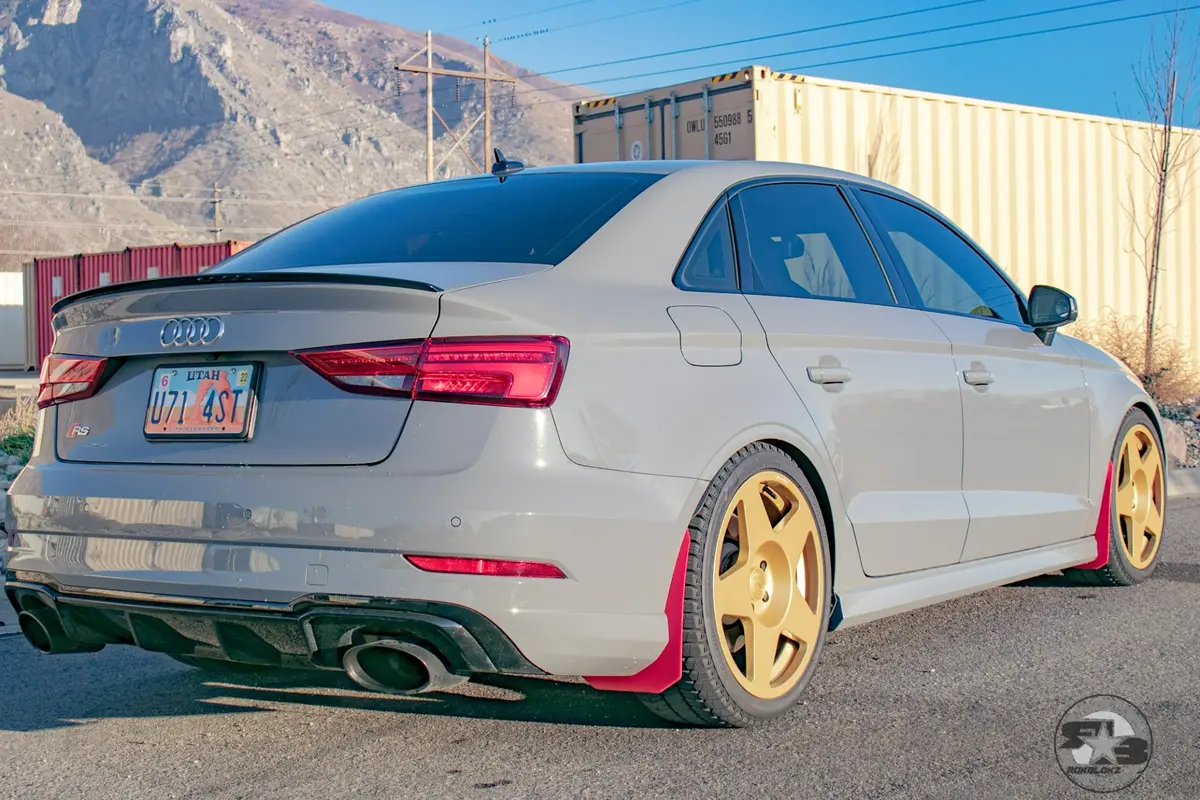 Audi A3/S3/Rs3 Sedan 2013-2020 Splash Guards & Rally Mud Flaps 7