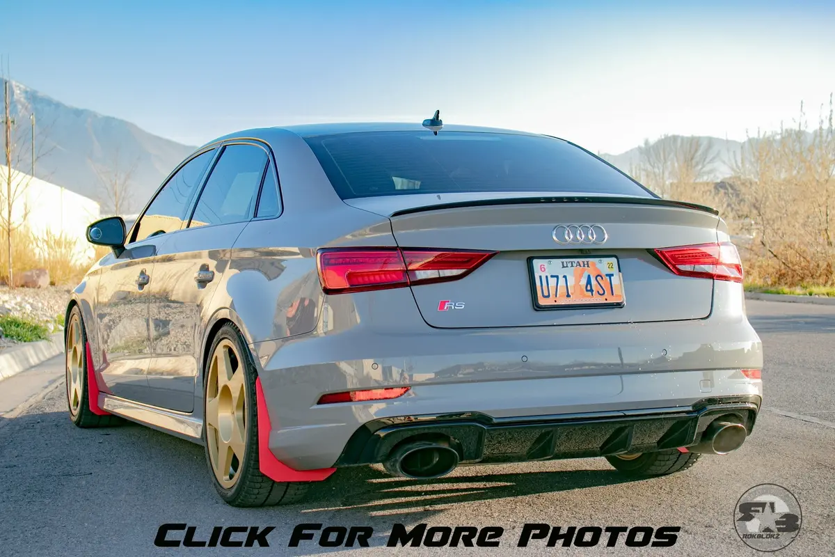 Audi A3/S3/Rs3 Sedan 2013-2020 Splash Guards & Rally Mud Flaps 1