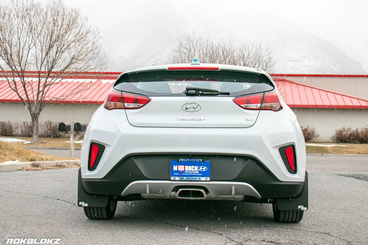 Hyundai Veloster (2Nd Gen) 2019-2022 Rally Mud Flaps 8