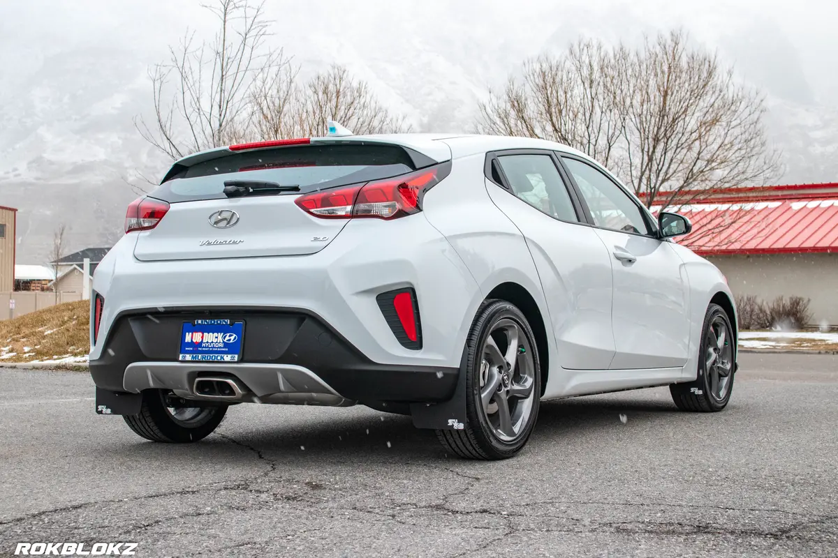 Hyundai Veloster (2Nd Gen) 2019-2022 Rally Mud Flaps 14